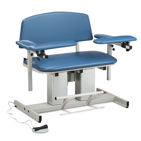 Bariatric, Blood Drawing Chair W/ Padded Arms, Country Mist
